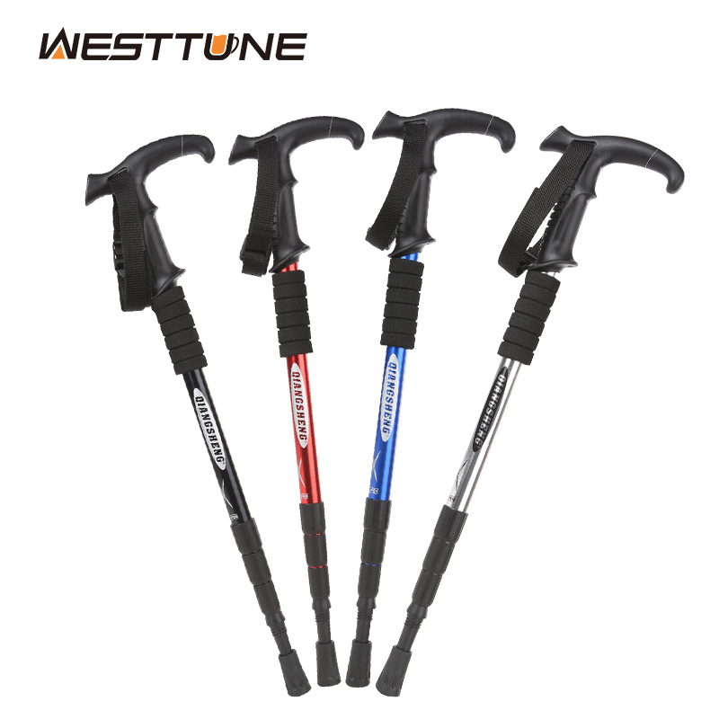 Trekking Pole Carbon - Pólo de trekking dobrável ao ar
