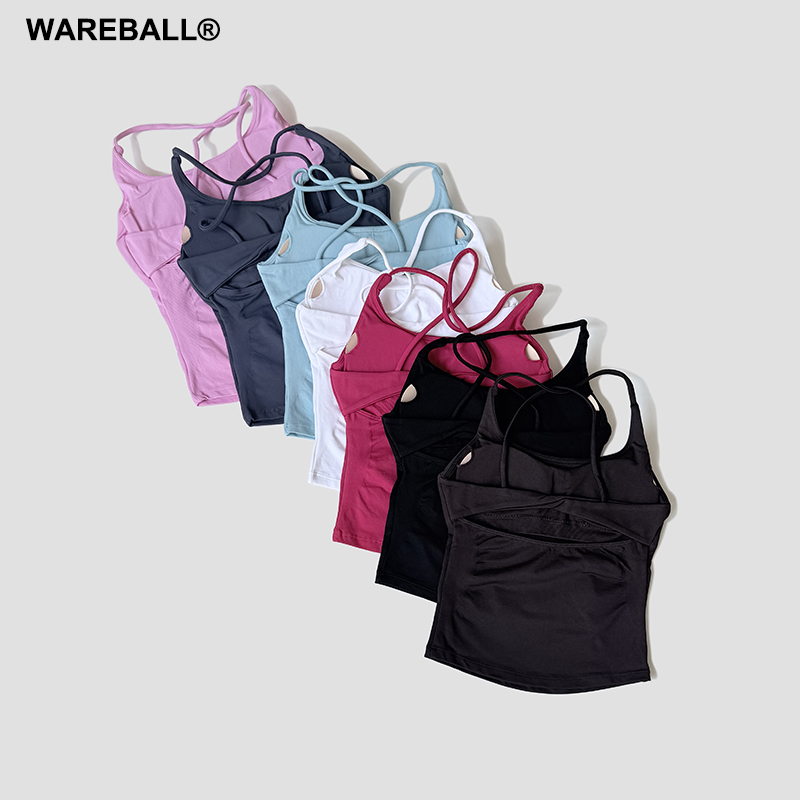 Running Belt - Colete de yoga feminino com alças