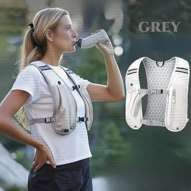 Hydration Vest - Mochila de hidratação leve, com grande