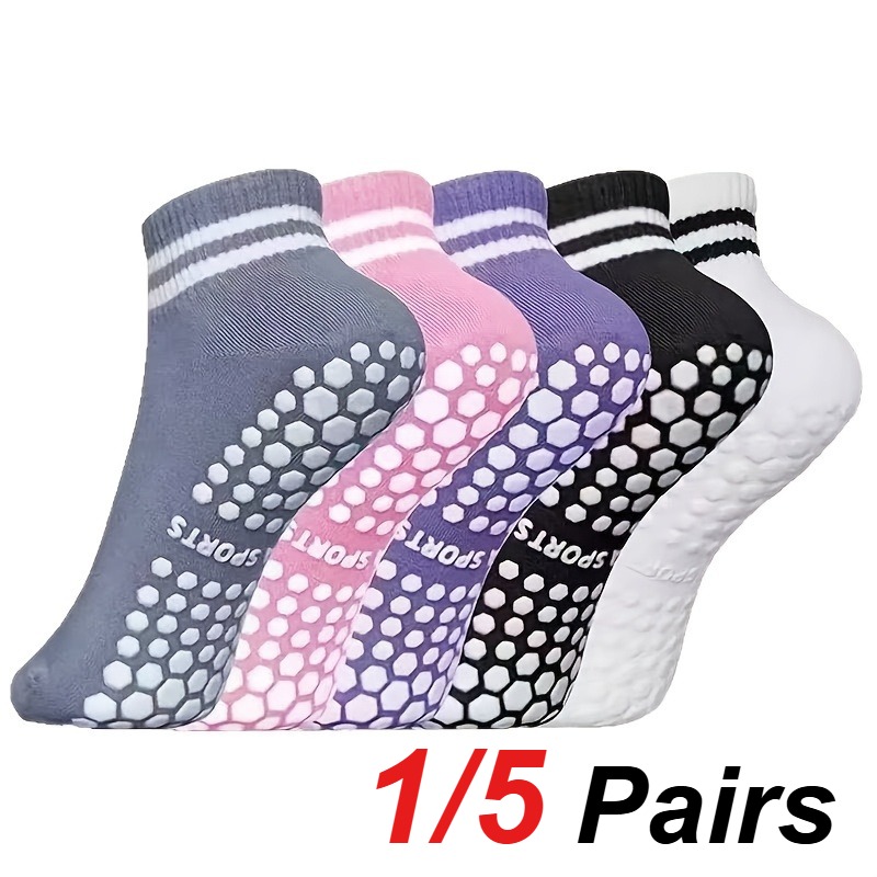 Sports Socks - 1/5 Par de Meias de Silicone