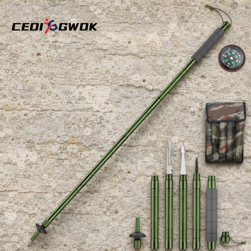 Trekking Pole Carbon - Bastões de Trekking Leves e Dobráveis
