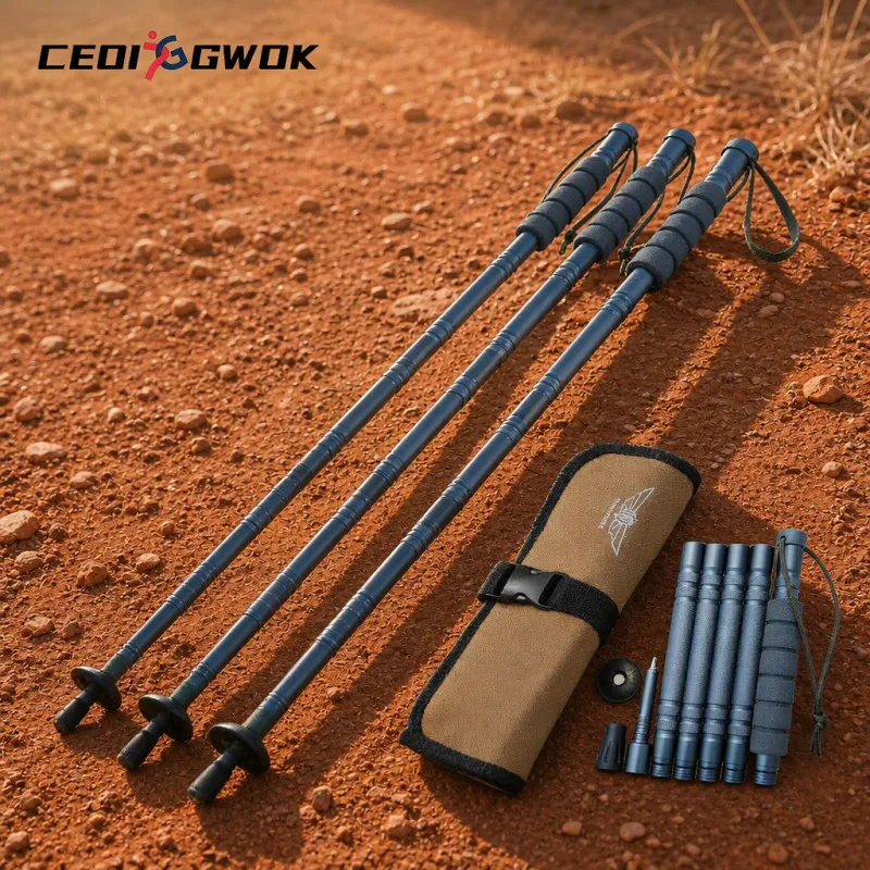 Trekking Pole Carbon - Bastões de Trekking Ajustáveis em Alumínio