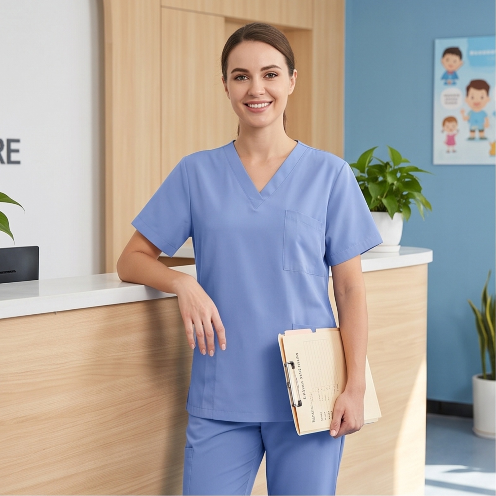 Conjunto de uniforme médico co - Joggers Pants avaliação e preço