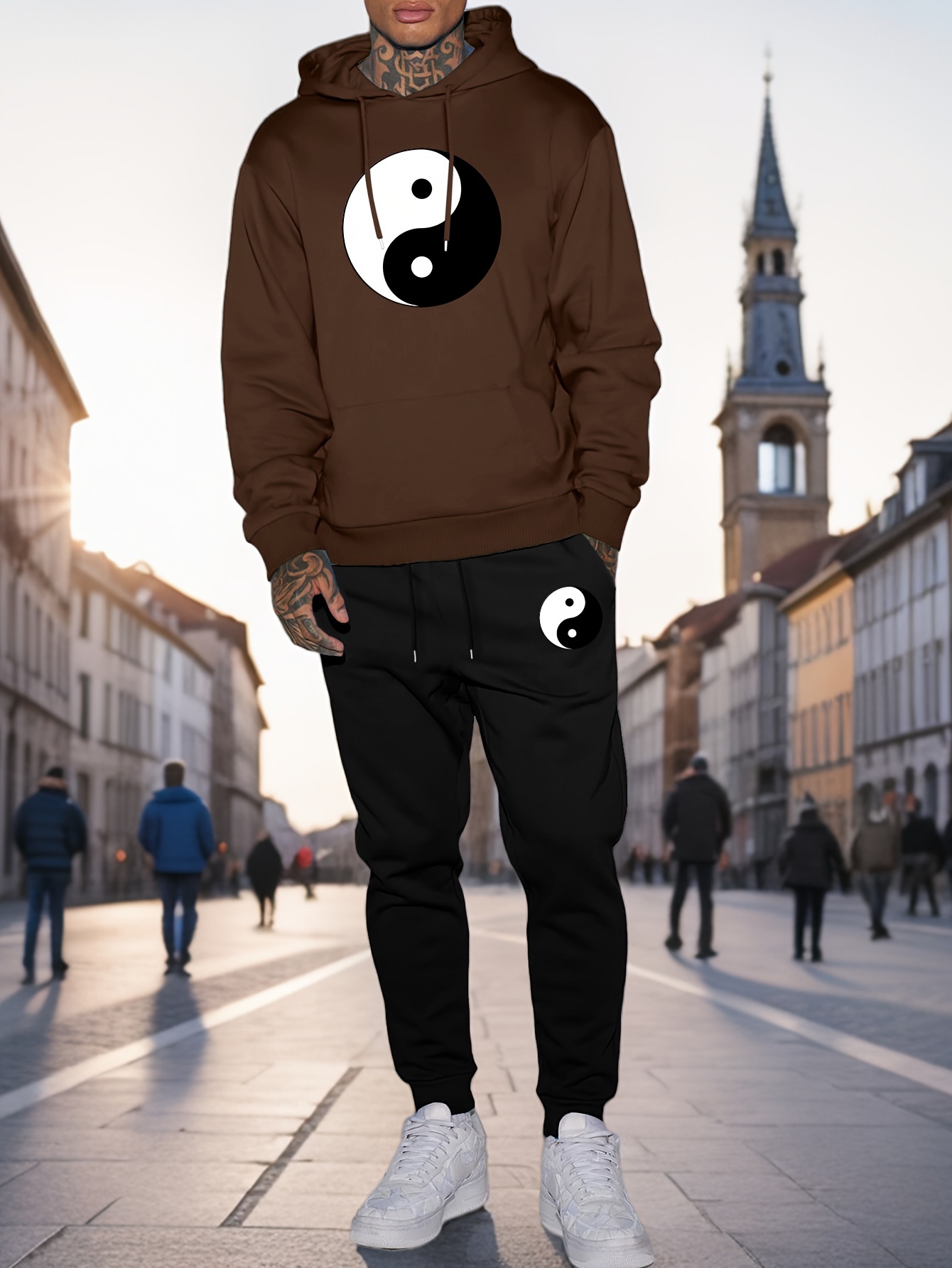 Conjunto de Moletom com Capuz  - Joggers Pants avaliação e preço