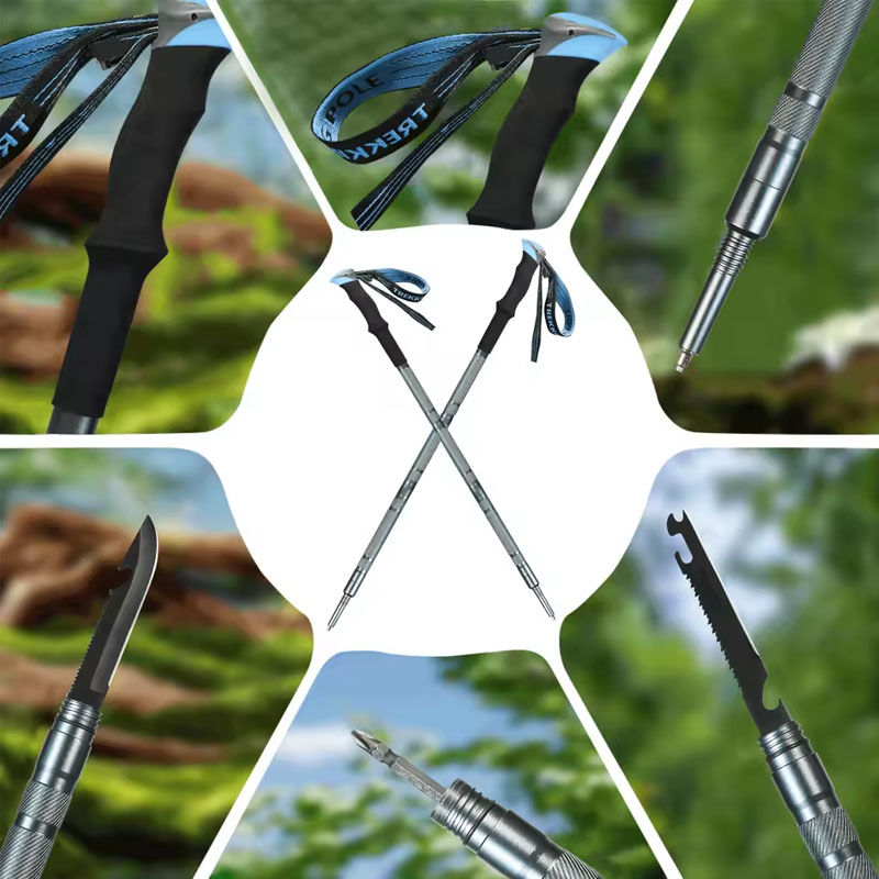 Bastão de trekking multifuncio - Trekking Pole Carbon avaliação e preço