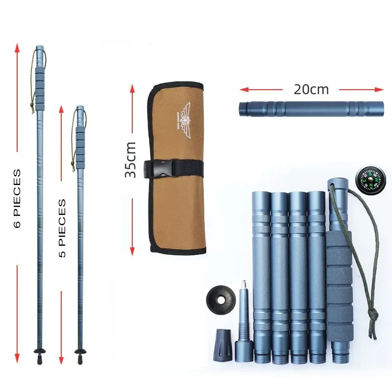 Bastões de Trekking Ajustáveis - Trekking Pole Carbon avaliação e preço